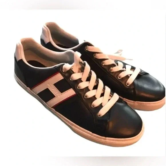 Tommy Hilfiger low top sneakers Blue w/ red white accents Women’s size 10 - Picture 1 of 8